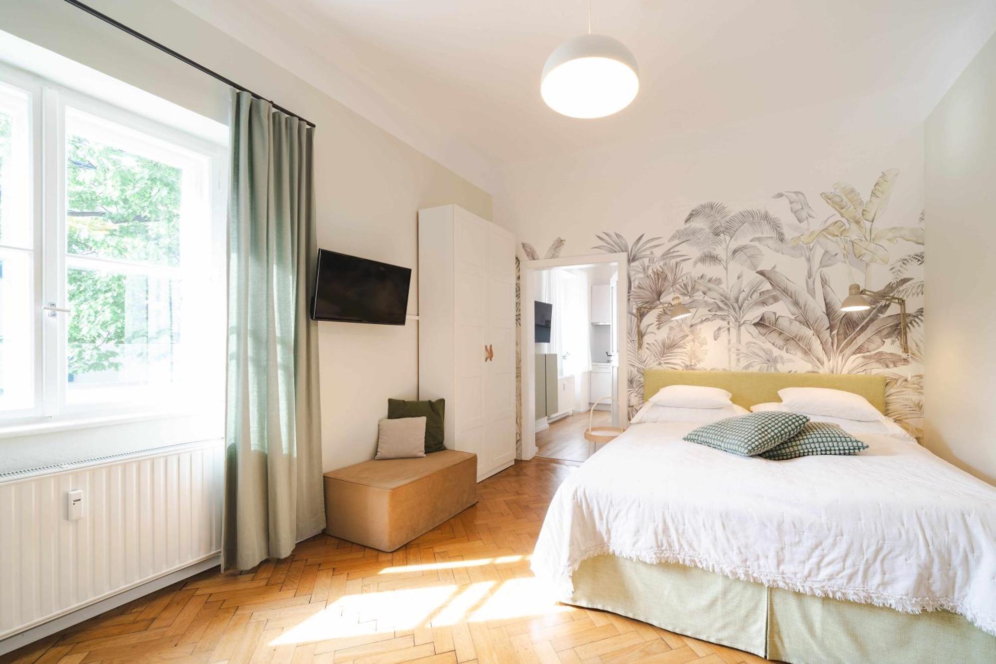 Flat By Grazrentals With Garden View & Parking Included Apartmán *